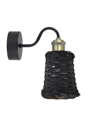 APLIQUE 1L ALEXIA NEGRO 1 X 60W E-27