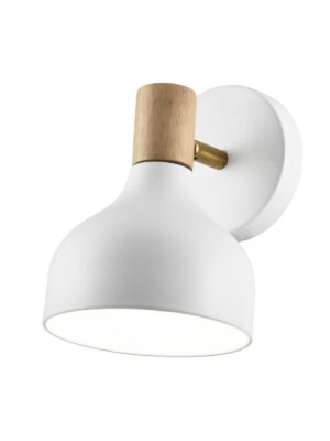 APLIQUE ARAN BLANCO-MADERA 1 X 40W E-14