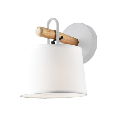 aplique de pared estilo nórdico arolas blanco