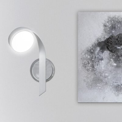 APLIQUE BRIANDA PLATA LED 12W 1080LM 4000K