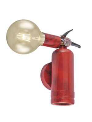 APLIQUE DYLAN ROJO 1 X 60W E-27