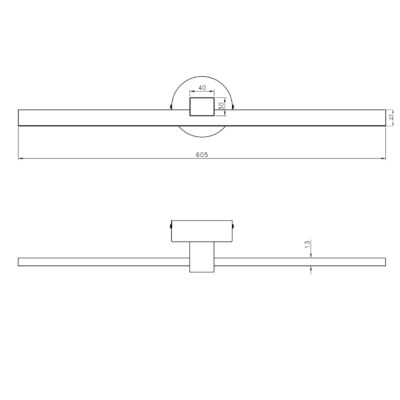 APLIQUE LED TARIK BLANCO LED 15W 810LM 4000K