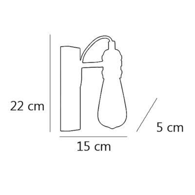 aplique-lugano-negro-1-x-60w-e-27-5.jpg APLIQUE LUGANO NEGRO 1 X 60W E-27