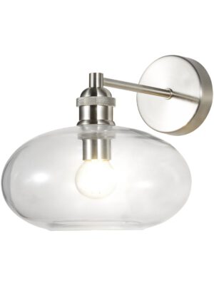 APLIQUE MOSSI NIQUEL SATINADO 1 X 40W E-14