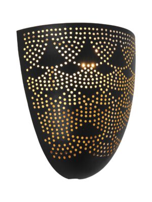 APLIQUE MURTA NEGRO ORO 1 X 60W