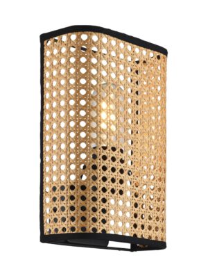 APLIQUE OYSTER NEGRO-NATURAL 1 X 60W E-27