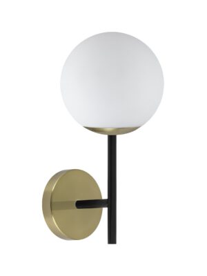 APLIQUE PIPPA LATÓN-NEGRO 1 X 40W E-14