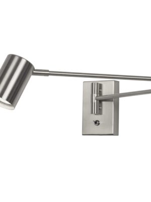 APLIQUE ROMEO METAL NIQUEL SAT 1 X 50W GU10