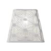 APLIQUE TULON BLANCO 1 X 60W E-27