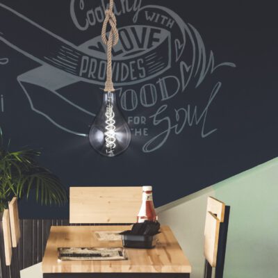 BOMBILLA LED GOTA XL 8W TRANSP LED 8W 800LM 4000K - E-27