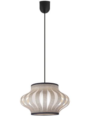 COLGANTE 1L JANA NEGRO PEQUEÑO 1 X 60W E-27