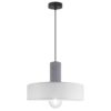 COLGANTE 1L KILIAN BLANCO/GRIS 1 X 60W E-27 - 40CM