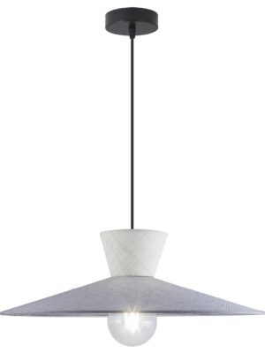 COLGANTE 1L. MERIDA GRIS/BEIG 1 X 60W E-27