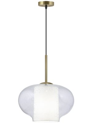 COLGANTE 1L RANIA TRANSPARENTE 1 X 60W E-27