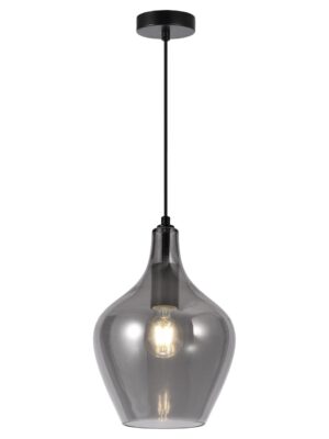 COLGANTE AINA NEGRO - FUMÉ 1 X 60W E-27