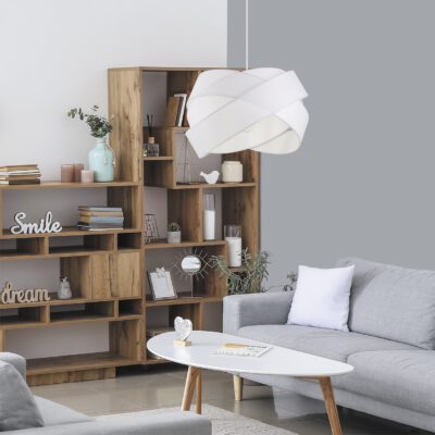 COLGANTE FRACTAL BLANCO 1 X 60W E-27