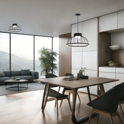 COLGANTE LED TILDA NEGRA 30W LED 30W 2047LM 4000K