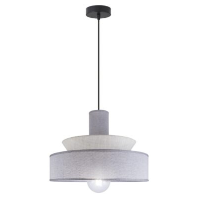 COLGANTE MOHANA BEIG/GRIS 1 X 60W E-27