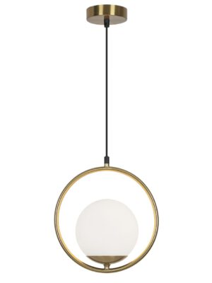 COLGANTE ODIL LATÓN  1 X 40W E-14