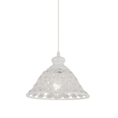 COLGANTE PANGANI BLANCO 1 X 60W E-27