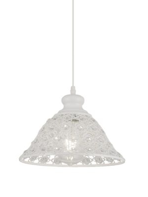 COLGANTE PANGANI BLANCO 1 X 60W E-27