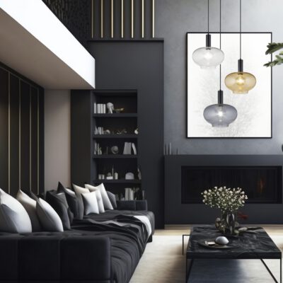 COLGANTE PATAIAS FUMÉ 1 X 60W E-27