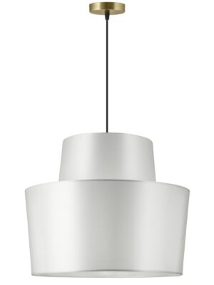 COLGANTE SAVOY LATÓN DOBLE PAN 1 X 60W E-27 - XP021