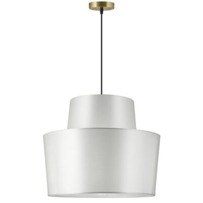 COLGANTE SAVOY LATÓN DOBLE PAN 1 X 60W E-27 - XP021