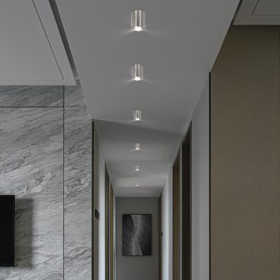 DOWN LIGHT SILOS NIQUEL SATIN. 1 X 25W GU-10