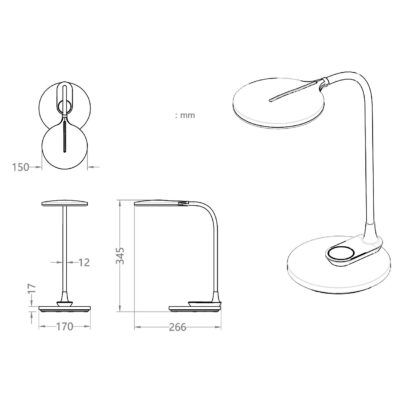 flexo-led-edgar-negro-led-9w-530lm-3000-3800-5700k-1.jpg FLEXO LED EDGAR NEGRO LED 9W 530LM 3000-3800-5700K