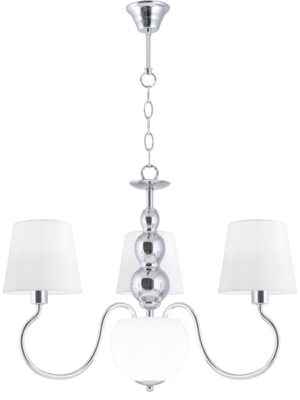 LAMPARA 3L MAXIMA CROMO 3 X 40W E-14+2 X G-9