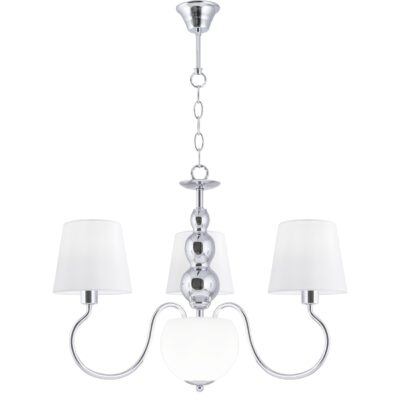 LAMPARA 3L MAXIMA CROMO 3 X 40W E-14+2 X G-9