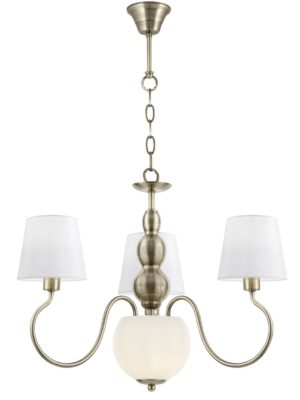 LAMPARA 3L MAXIMA CUERO 3 X 60W E-14