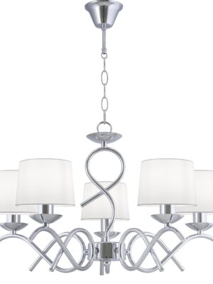 LAMPARA 5L GLORIA CROMO 5 X 40W E-14