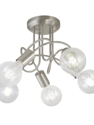 LAMPARA 5L TENOR NIQ. SATINADO 5 X 60W E-27