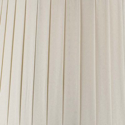 PANTALLA CONO PLISADA BEIGE E-27 40