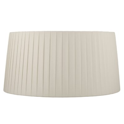 PANTALLA CONO PLISADA BEIGE E-27 40