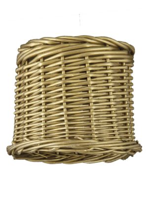 PANTALLA MIMBRE DORADA 1 X 60W E-27