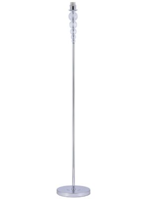 PIE SALON 1L. VERSALLES CROMO 1 X 60W E-27 - SIN PANTALLA