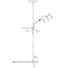 PIE SALON ATOS CUERO LED 18W 4000K + 1 X 40W E-14