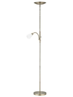 PIE SALON ATOS CUERO LED 18W 4000K + 1 X 40W E-14