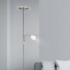 PIE SALON ATOS NIQUEL SATINADO LED 18W 4000K + 1X40W E-14