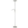 PIE SALON ATOS NIQUEL SATINADO LED 18W 4000K + 1X40W E-14