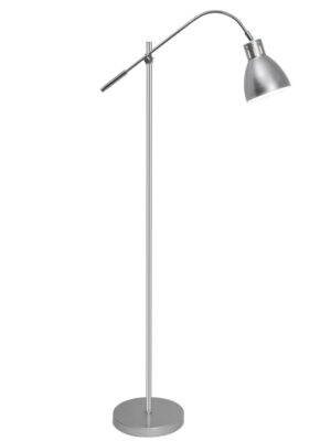 PIE SALON FALON PLATA-CROMO 1 X 60W E-27