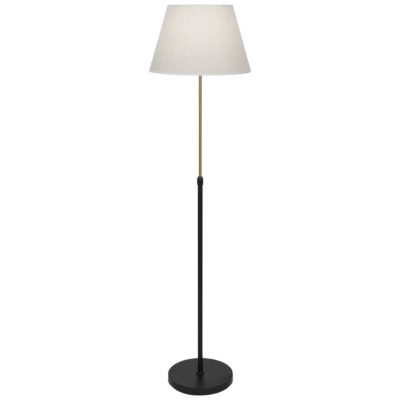 PIE SALON KENDAL NEGRO-LATÓN 1 X 60W E-27