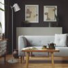PIE SALON LUPEN PLATA-CROMO 1 X 60W E-27