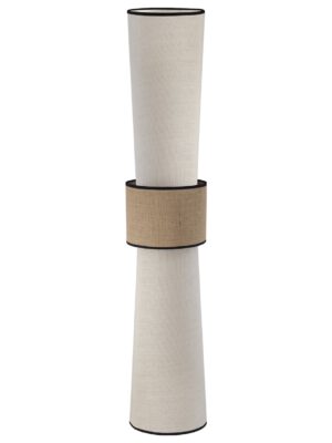 PIE SALON PARNASO BEIG-TOSTA 2 X 60W E-27