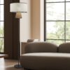 PIE SALON SELMA BEIGE-TOSTADO 1 X 60W E-27