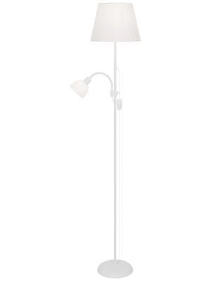 PIE SALON SISTO BLANCO 1 X 60W E-27 + 1 X 40W E-14