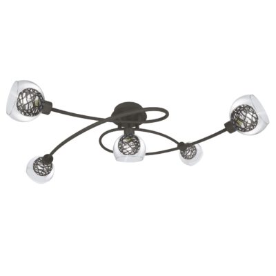 plafon-5l-floki-marron-5-x-40w-g-9-2.jpg PLAFON 5L FLOKI MARRON 5 X 40W G-9